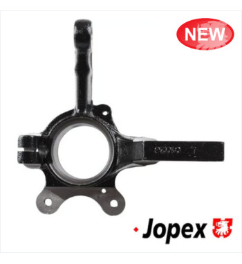 Steering knuckle, wheel suspension, left