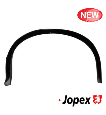 Wheel arch, plastic, front, left