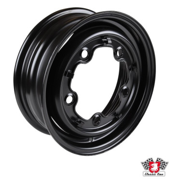 Steel rim, painted, black, 5x14", ET47, OE style