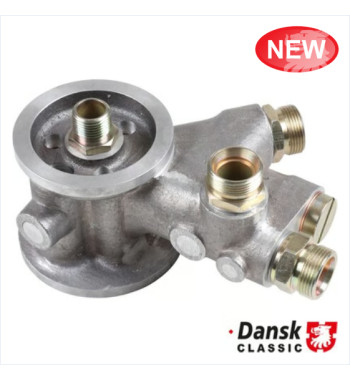 Oil filter console, aluminium