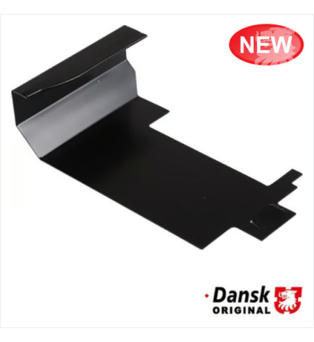 Air baffle plate, right front/left rear