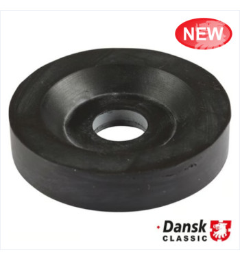Rubber buffer for rear bumper mounting bracket
