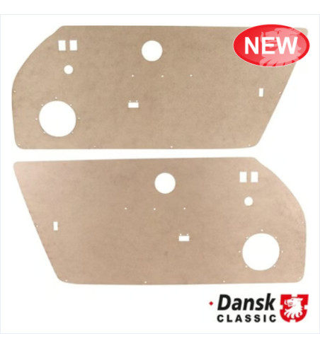 Interior door panel set without lining, left/right