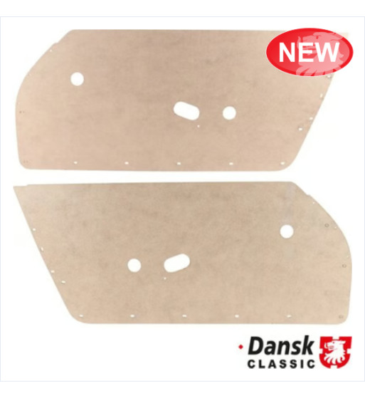 Interior door panel set without lining, left/right