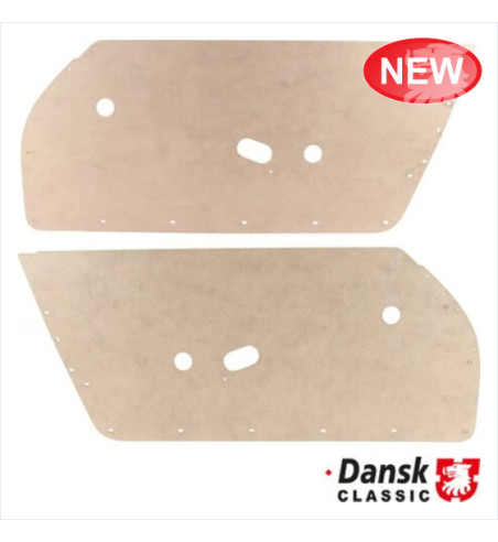 Interior door panel set without lining, left/right