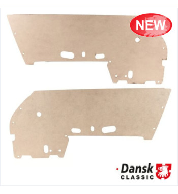 Interior door panel set without lining, left/right