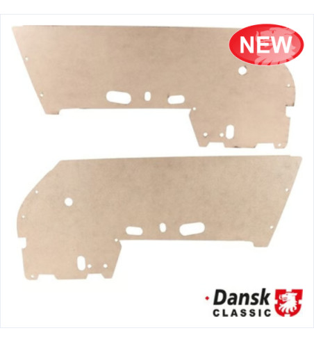 Interior door panel set without lining, left/right