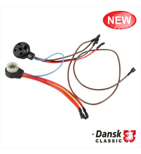 Wiring harness for ignition starter switch and hazard light switch sender