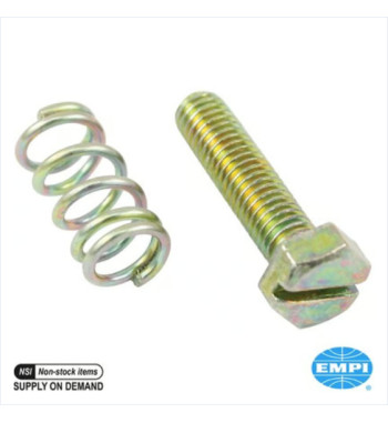 Adjusting screw with spring for carburettor idle speed. For EPC 48-51
