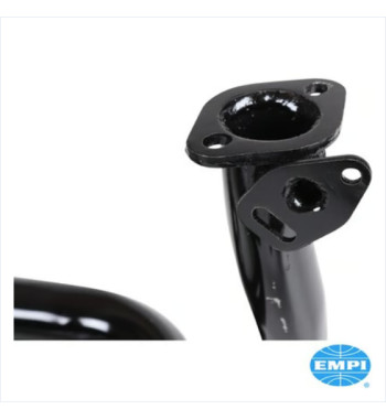 Manifold. Eliminates heat exchangers. Fits Empi 00-3366-0 and 00-3368-0. Made of steel with black paint