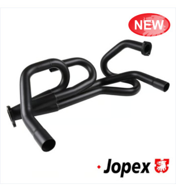 Układ wydechowy, sportowy, kolektor 4 w 1, rury Ø38 mm OD, z jedną rurą wydechową w prawam błotniku. Zawiera zestaw montażowy. W