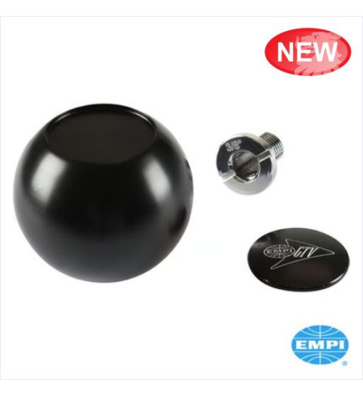 Gear shift knob with GTV logo, universal with 4 thread variations