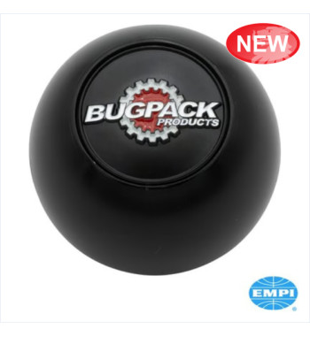 Gear shift knob with BUGPACK logo, universal with 4 thread variations