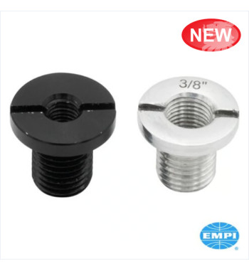 Gear shift knob with BUGPACK logo, universal with 4 thread variations