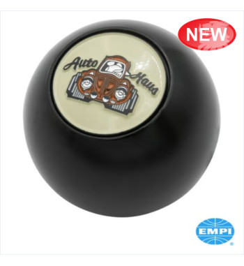 Gear shift knob with AutoHaus logo, universal with 4 thread variations