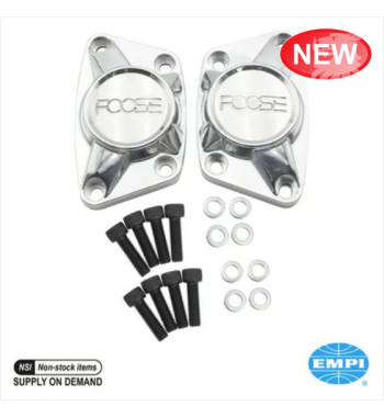 Cover set for torsion bar, Foose, 2 pieces. Made of polished aluminium