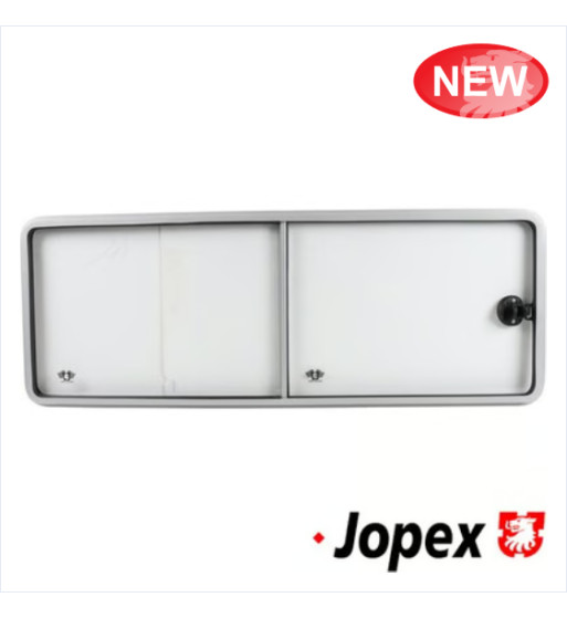 Middle sliding window without rubber seal, left. Comes with brazilian closing system