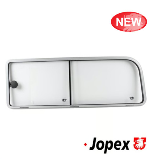 Rear sliding window without rubber seal, left. Comes with brazilian closing system