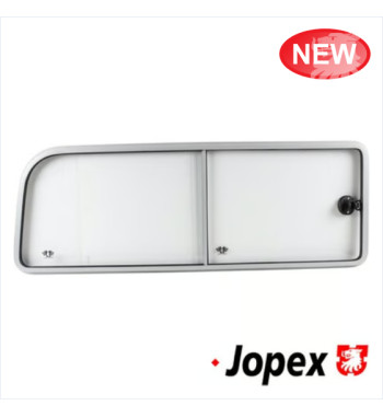 Rear sliding window without rubber seal, left. Comes with brazilian closing system