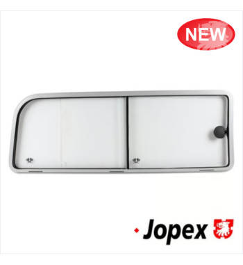 tylne przesuwne okno bez uszczelki gumowej, prawe. Posiada brazylijski system zamykania