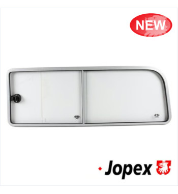 Rear sliding window without rubber seal, right. Comes with brazilian closing system