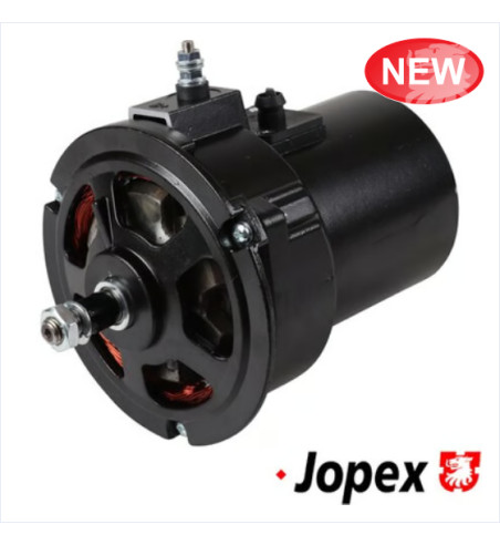 Alternator, heavy duty, 90 amp, black