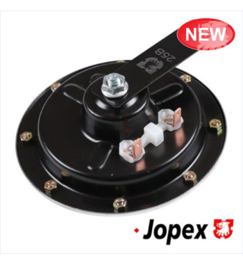 Horn, 6 V, low pitched, Bosch style, chrome, without E-mark