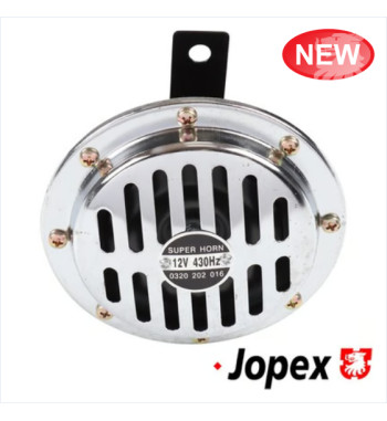 Horn, 12 V, Bosch style, chrome, without E-mark