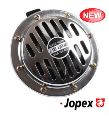 Horn, 12 V, Bosch style, chrome, without E-mark