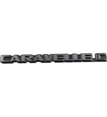 Emblem, Caravelle C, for tailgate, chrome