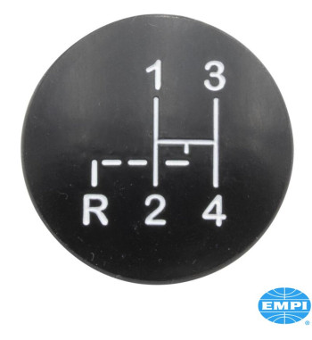 Badge for gear shift knob, Shift Pattern
