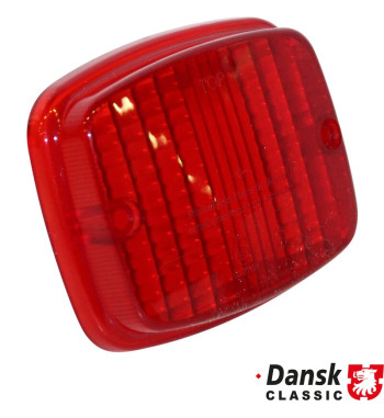 Lens for fog lamp, rear, red, left/right, without E-mark. NOT STREET LEGAL IN EU