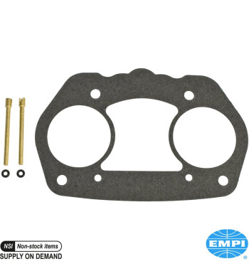 Kit of idle jet vent tubes and air filter base gasket. Fits HPMX and IDF