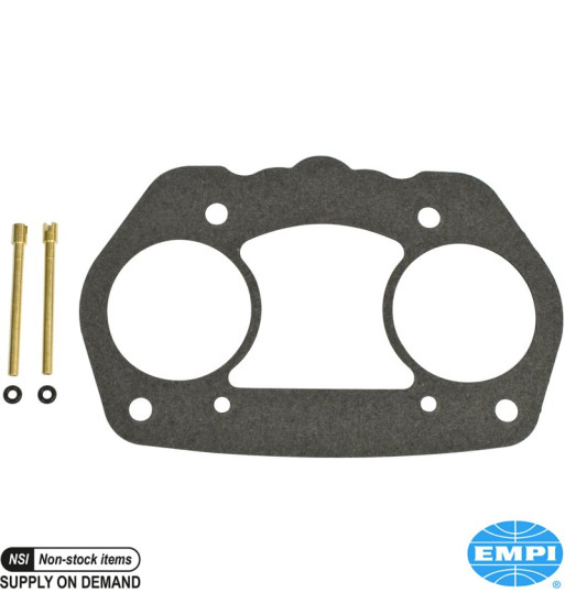 Kit of idle jet vent tubes and air filter base gasket. Fits HPMX and IDF