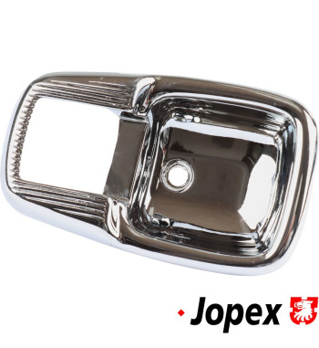 Door pull screen, Heavy Duty casted metal, chrome