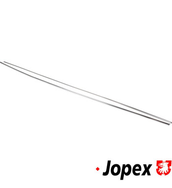 Trim set for lower sill, chromed, 2 pieces
