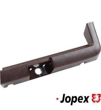 Holder bracket on dashboard for starter and choke cable, sattle brown