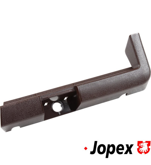 Holder bracket on dashboard for starter and choke cable, sattle brown