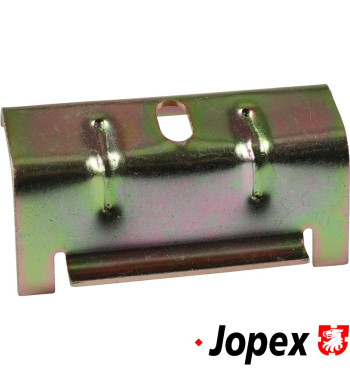 Battery support for plastic battery