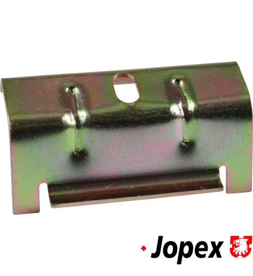 Battery support for plastic battery
