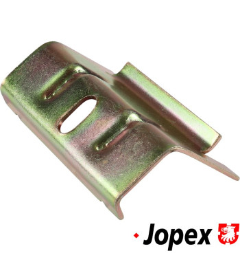 Battery support for plastic battery