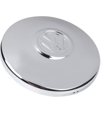 Hub cap, chrome, with VW logo
