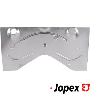 Inner front panel behind pedals, outer section