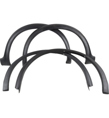 Wing flare set, front/rear, left/right
