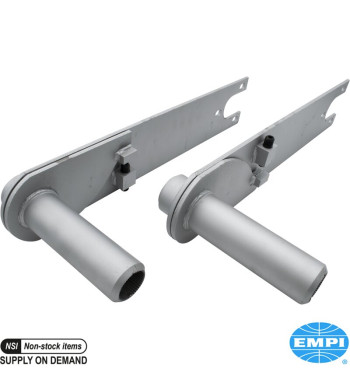 Spring plate set, adjustable, rear, for swing axle, 6 1/8 collar for 751 mm long torsion bars, 2 pieces