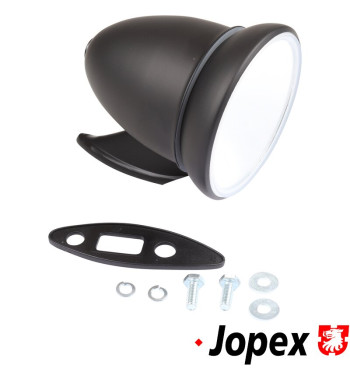 Door mirror, Racing, black, 4