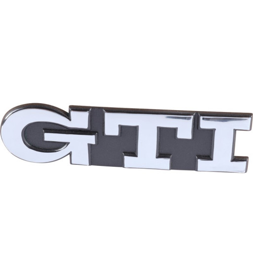 Emblem GTI, chromed letters