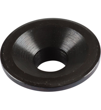 Valve spring retainer set, chromoly, 8 pieces. Use with single or dual spring setups