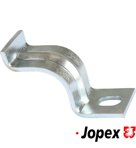 Clamp for anti roll bar grommet, front
