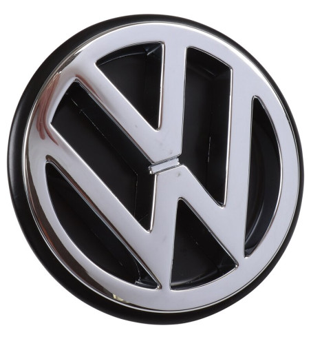 Emblem VW, for tailgate, chrome
